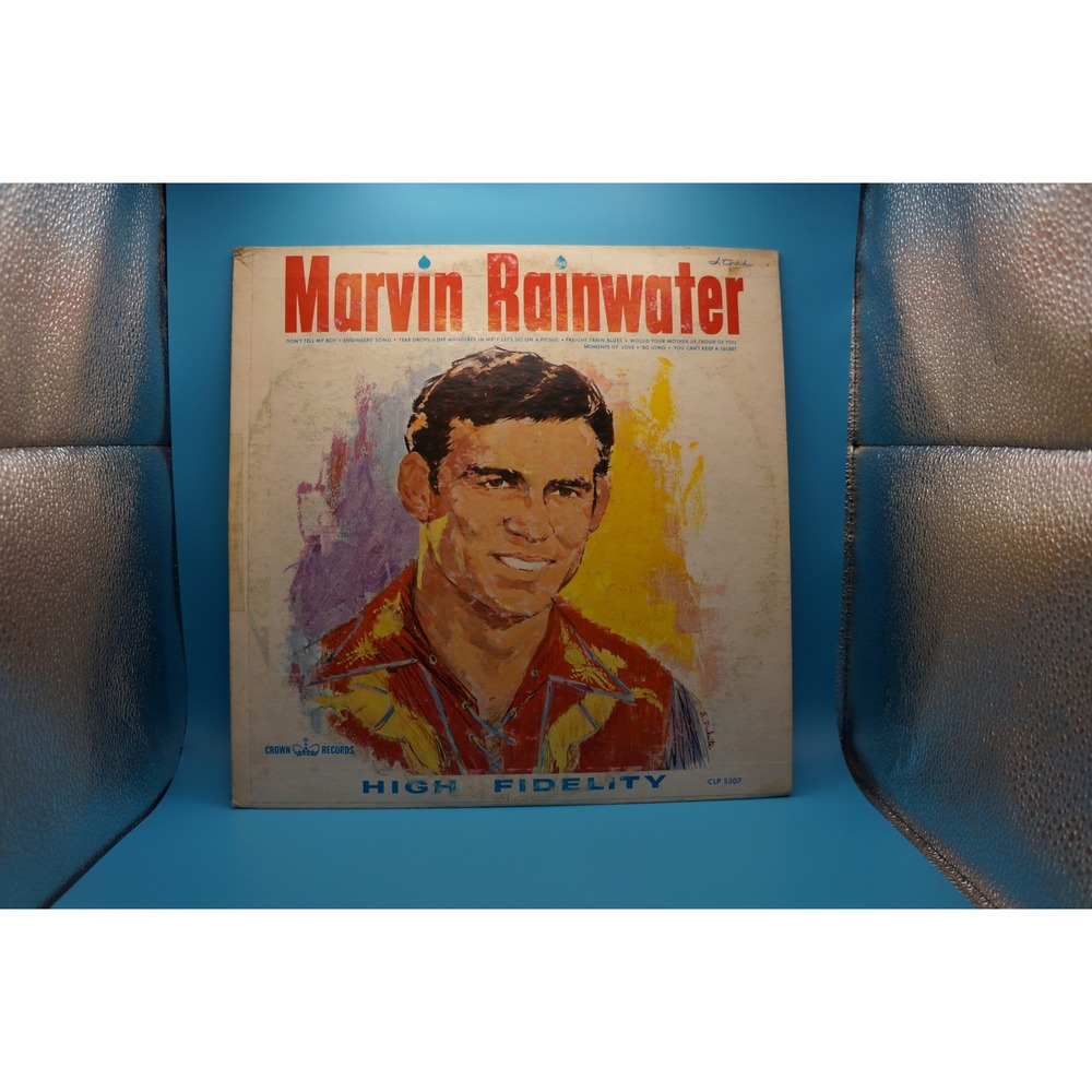 Marvin Rainwater Self-Titled Vinyl LP Crown Records CLP 5307 High Fidelity